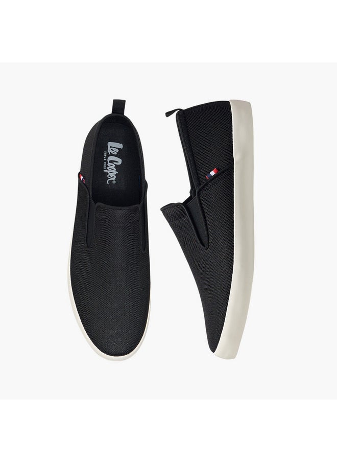 Men's Textured Slip-On Loafers