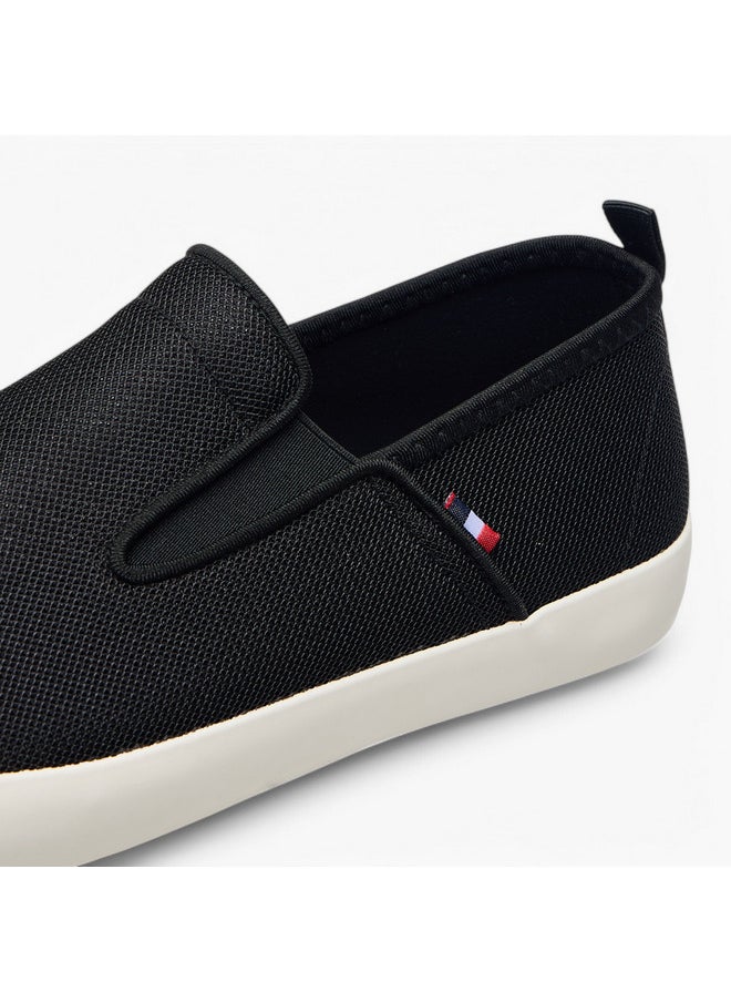 Men's Textured Slip-On Loafers