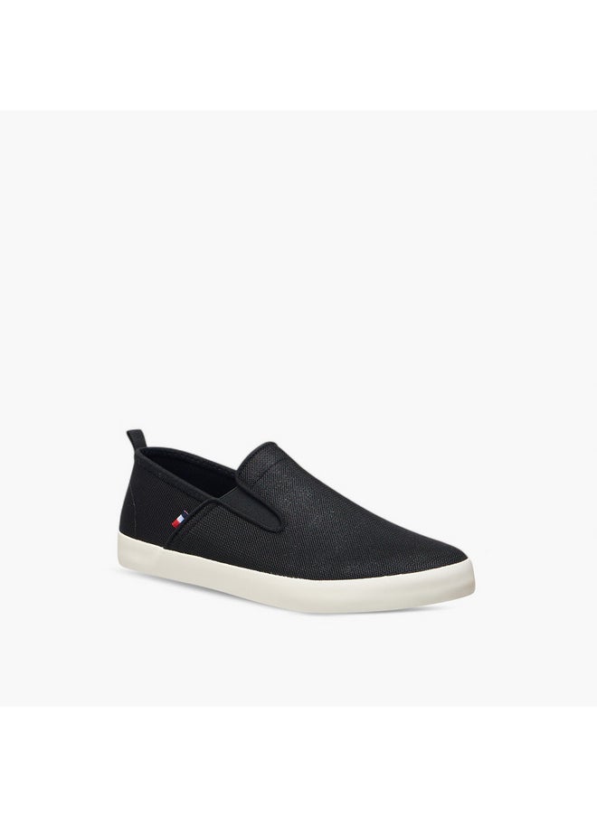 Men's Textured Slip-On Loafers