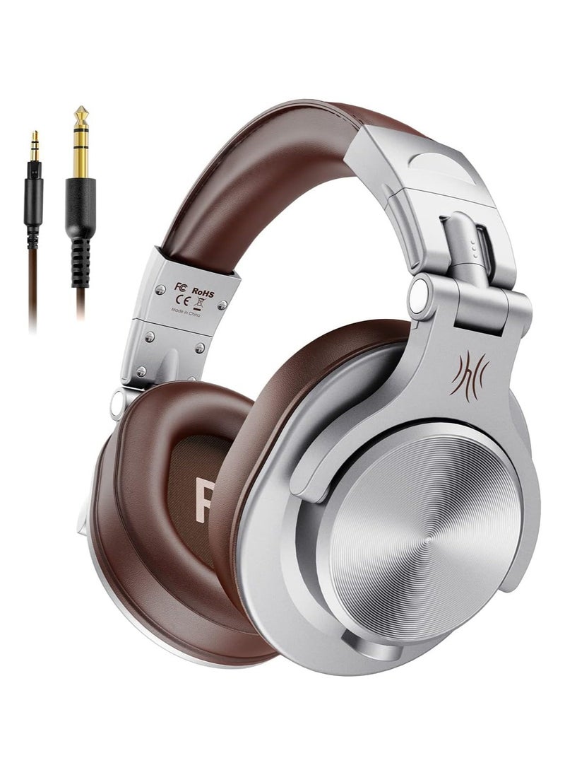 OneOdio A71 Hi-Res Studio Recording Headphones - Wired Over Ear Headphones with SharePort, Professional Monitoring & Mixing Foldable Headphones with Stereo Sound