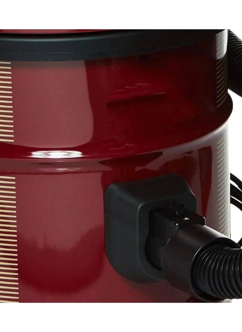 Heavy-Duty Drum Vacuum Cleaner 1800W | 20L Steel Tank | Strong Suction Vacuum | Filter Dust System | Includes Floor, Dusting & Suction Nozzles