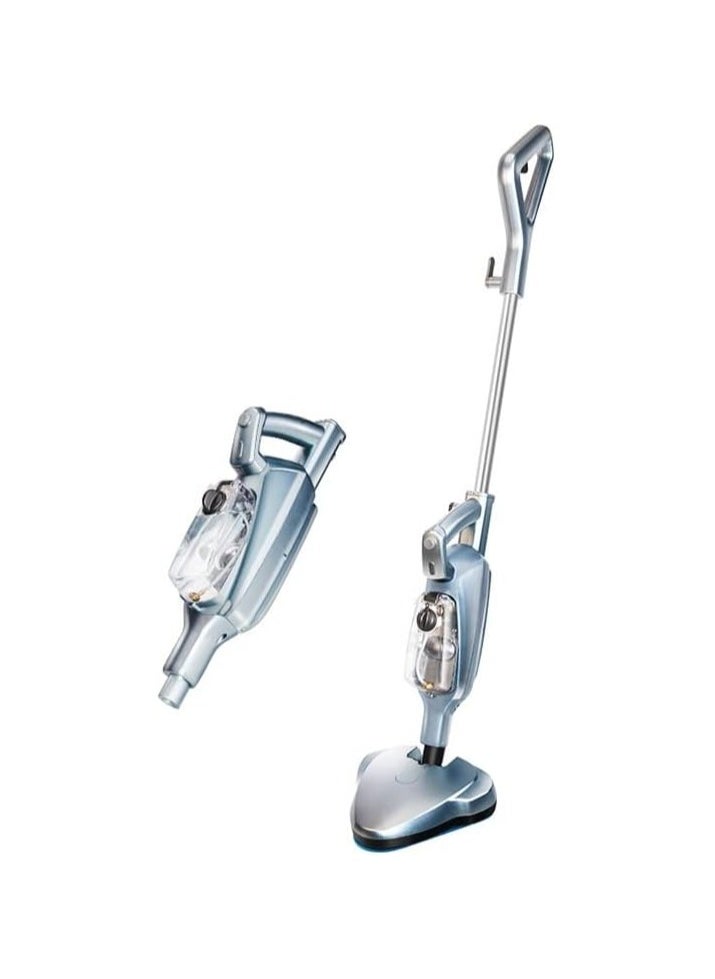 Steam Mop, 5-in-1 Cleaning Solution, Superheated Steam, Swivel Head, Chemical-Free, User Friendly, Includes 5 Accessories, 1500 W K5 Blue