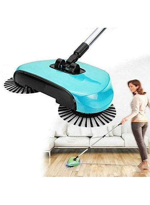 Feomas Plastic Swivel Cordless Sweep DragSweeping Mop Fully Automatic Hand Push Sweeper Mop