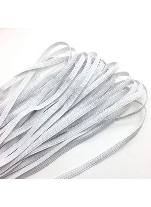 COSSESS Quarter Inch 14 Inch Width Elastic 35 m Pack Boutique Range Elastic and High Tensile Strength for Tailoring Sewing Fashion Designing Boutique Stitching Alteration Waist Bands