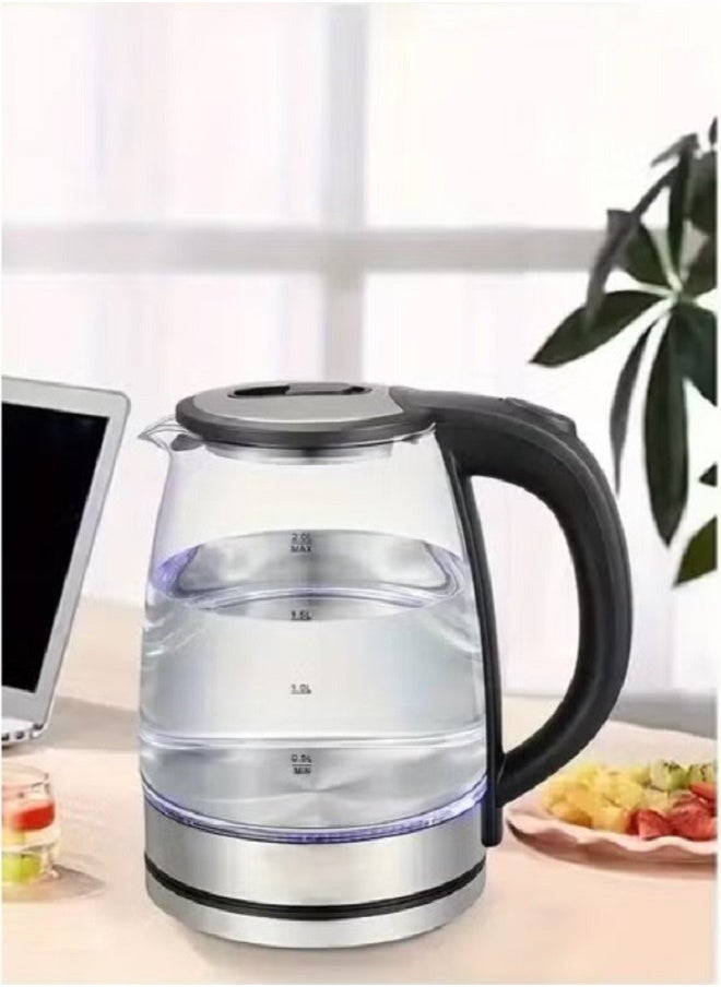 2L Electric Glass Kettle with blue light
