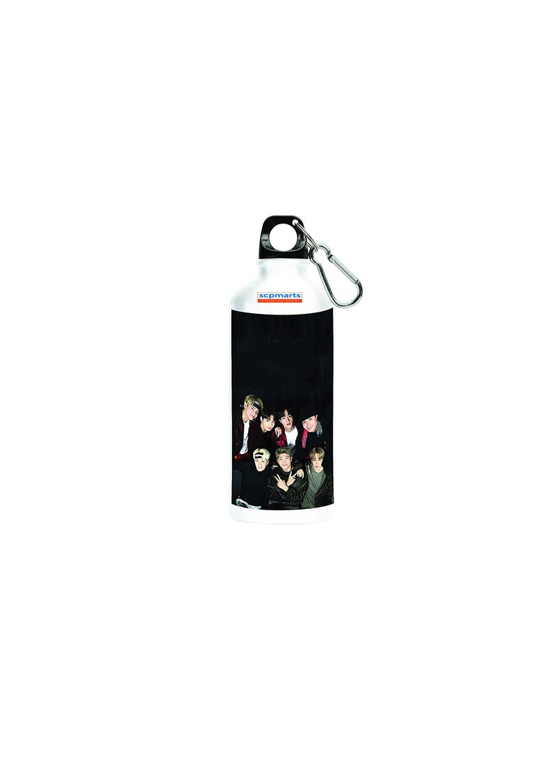 SCPmarts Create Your Desire BTS Bangtan Boys Theme Fan Art Printed Aluminium Sipper Bottle 600 ML by SCPmarts Create Your Desire SCPmarts2