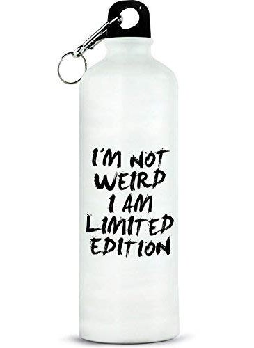 SCPmarts Create Your DesireI am not Weird Theme Fan Art Printed Aluminium Sipper Bottle 600 ML by SCPmarts Create Your Desire SCP149