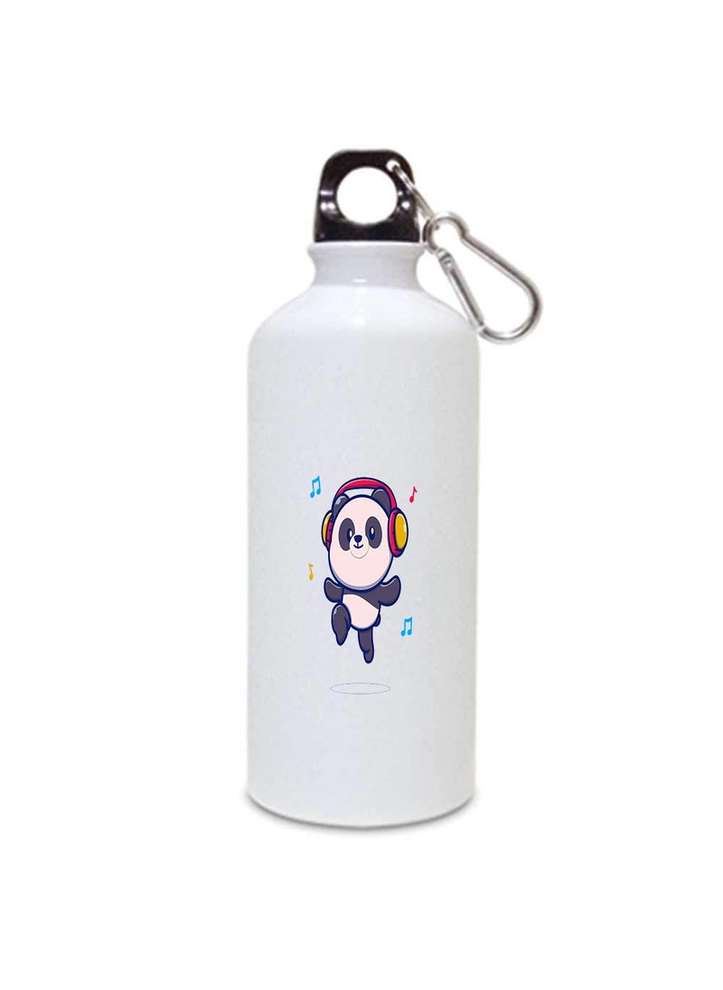 SCPmarts Create Your DesireMusic Panda Theme Fan Art Printed Aluminium Sipper Bottle 600 ML by SCPmarts Create Your Desire