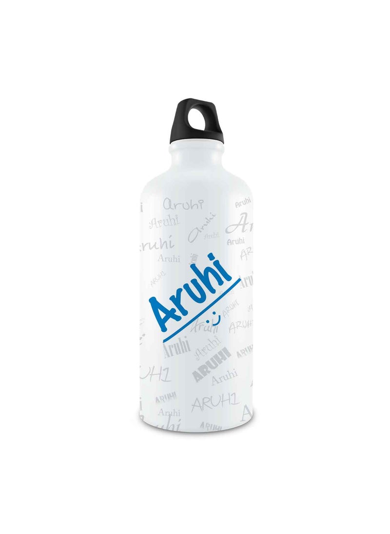 Hot Muggs Me Graffiti Bottle Aruhi Personalised Name Steel 750ml 1 Unit