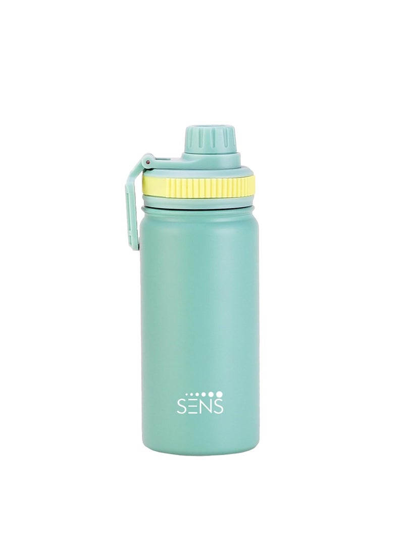SENS LIFE Hydra Domino 304 Stainless Steel Water Bottle 500ml with Hot or Cold up to 24 Hours Leak ProofBPA FreeTravelGym Adult KidsPeppermint