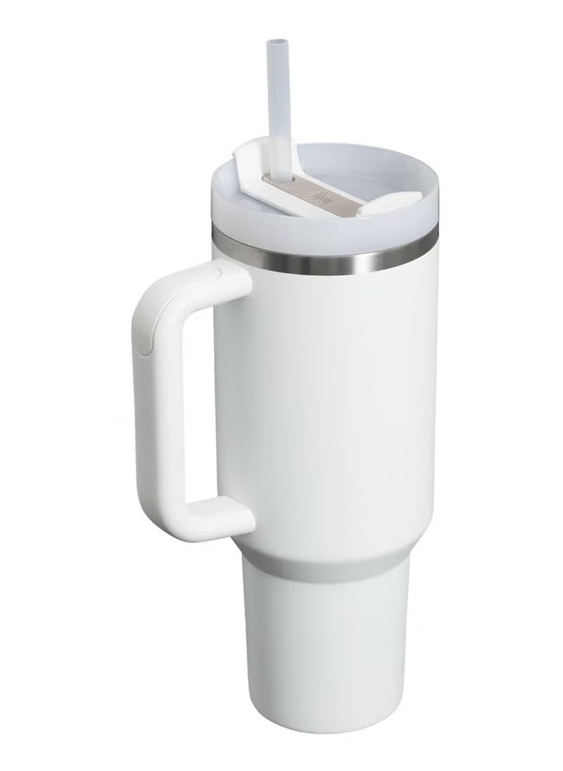 Quencher H2.0 FlowState Stainless Steel Vacuum Insulated Tumbler with Lid and Straw for Water, Iced Tea or Coffee, Smoothie and More, 40 oz