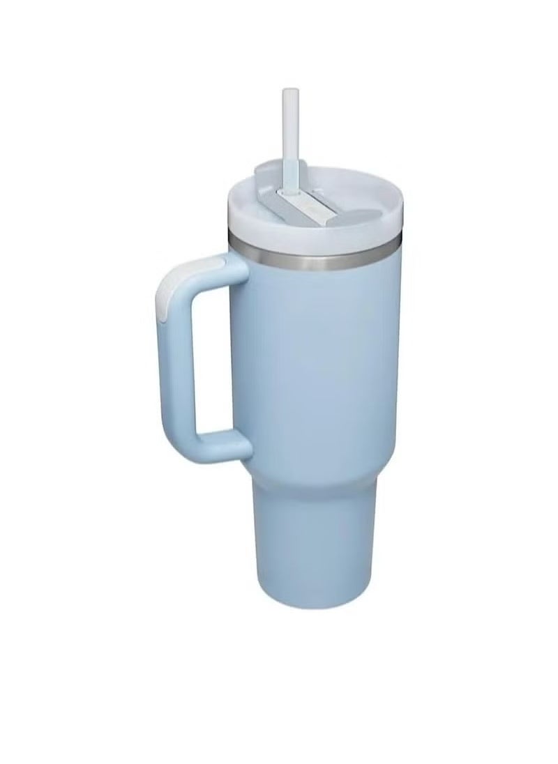 Quencher H2.0 FlowState Stainless Steel Vacuum Insulated Tumbler with Lid and Straw for Water, Iced Tea or Coffee, Smoothie and More, 40 oz
