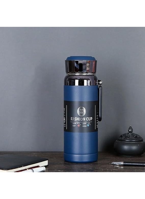 Dherik Tradworld Diamond Thermos Flask 800ML LeakProof Vacuum Insulated Bottle for Tea Coffee Hot Water Keeps Temperature for 24 Hours Perfect for School Office Travel Home