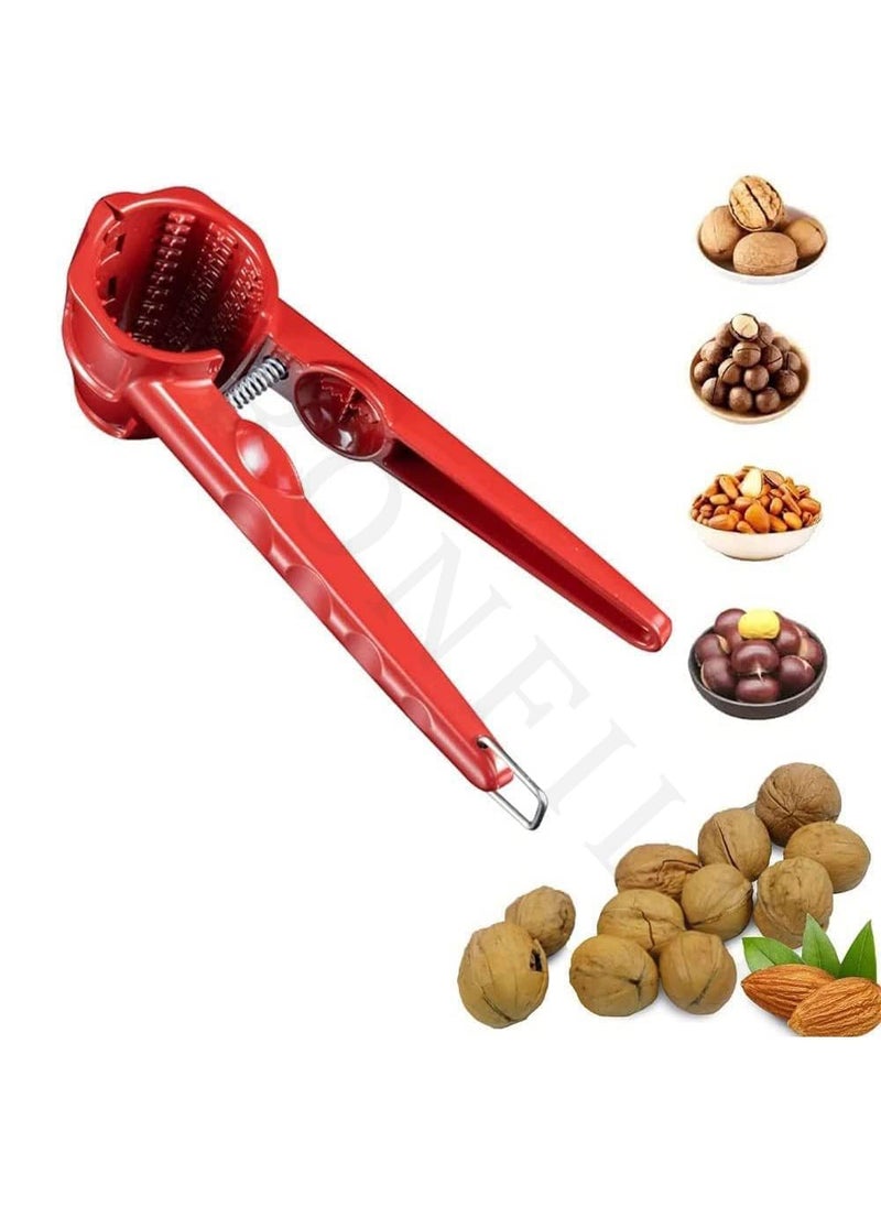 RONFILD Stainless Steel Walnut Cracker and Opener ToolMultifunction Nutcracker with Non Slip Handle for Walnut Chestnut Pistachio Macadamia Nuts Hazelnut Sunflower Seeds