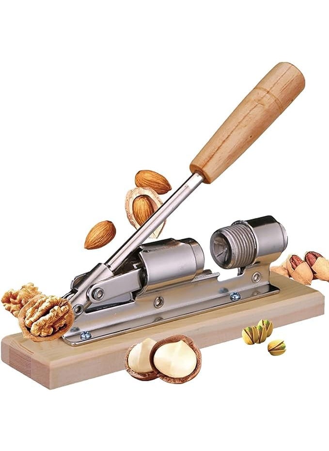 Toriox Heavy Duty Pecan Walnut Cracker Plier Opener Tool for Easy Cracking Nuts Hazelnuts Almonds Chestnut with Handle Manual Nutcracker Walnut Plier