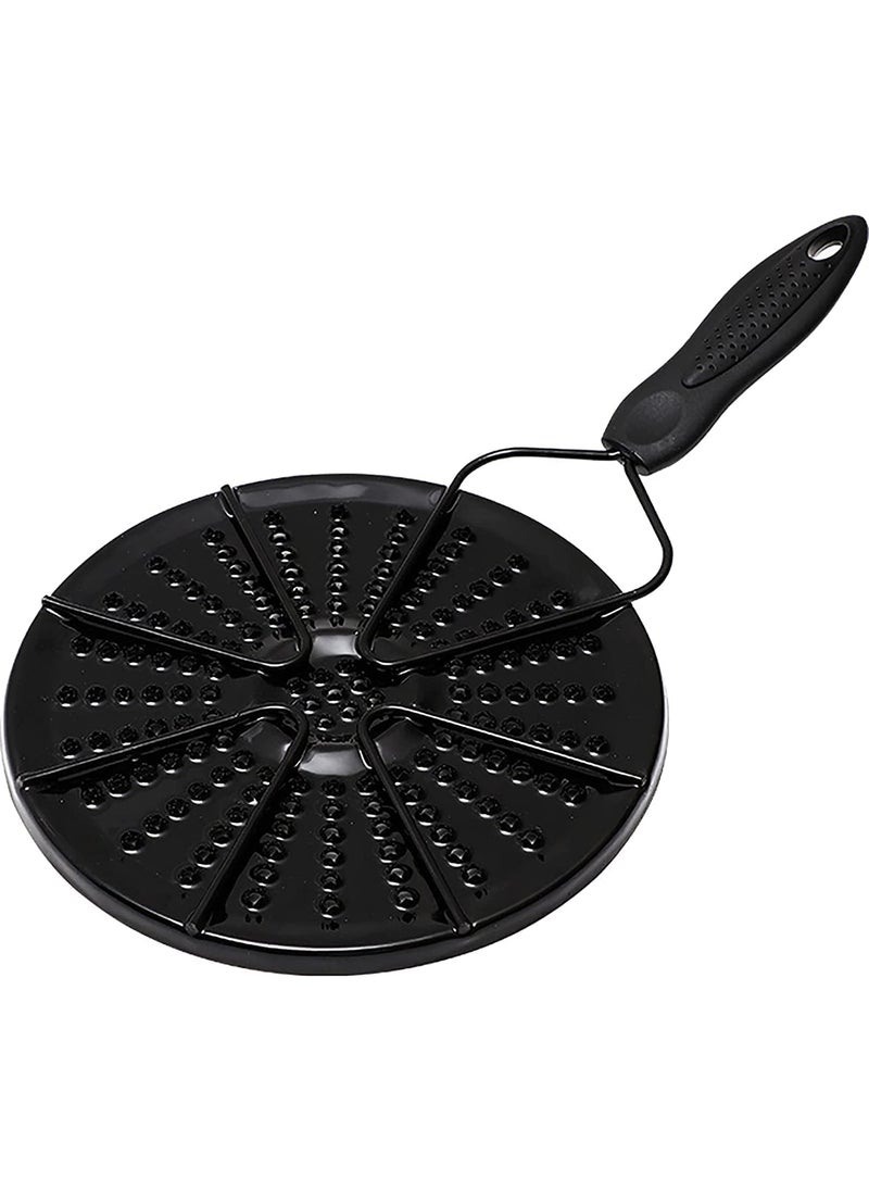 AST Double Sided Anti Slip Simmer Plates Flame Guard Cast Iron Heat Diffuser Energy Save Plate for Electric and Gas Stoves
