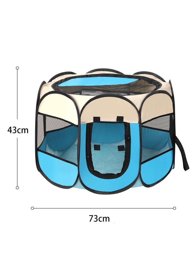 Folding Pet Tent Dog Cage Cat Playpen Dogs Kennel Cat Tent Puppy Sleep Fence