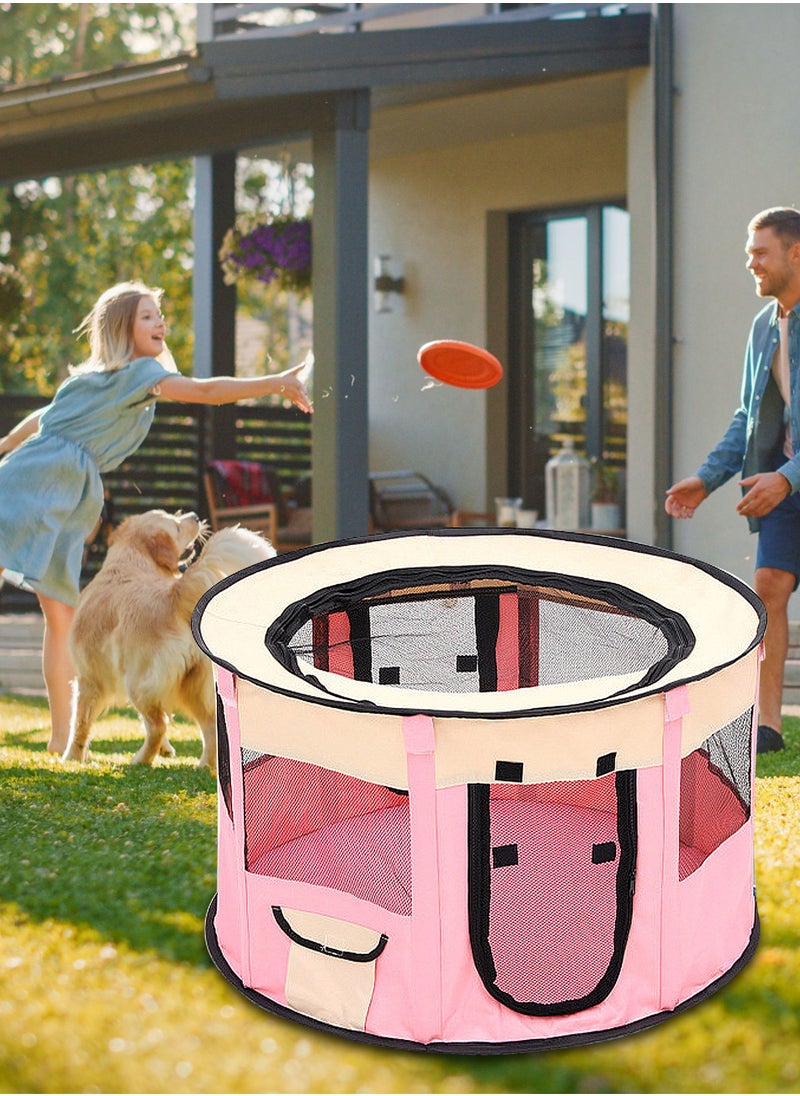 Folding Dog Cage Pet Tent Outdoor Dog Bed Enclosure Cat Cage Puppy Cage
