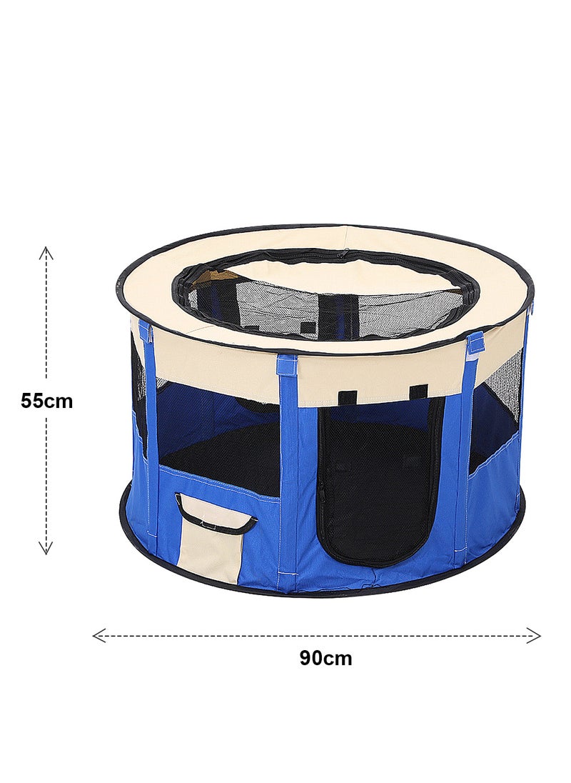 Folding Dog Cage Pet Tent Outdoor Dog Bed Enclosure Cat Cage Puppy Cage