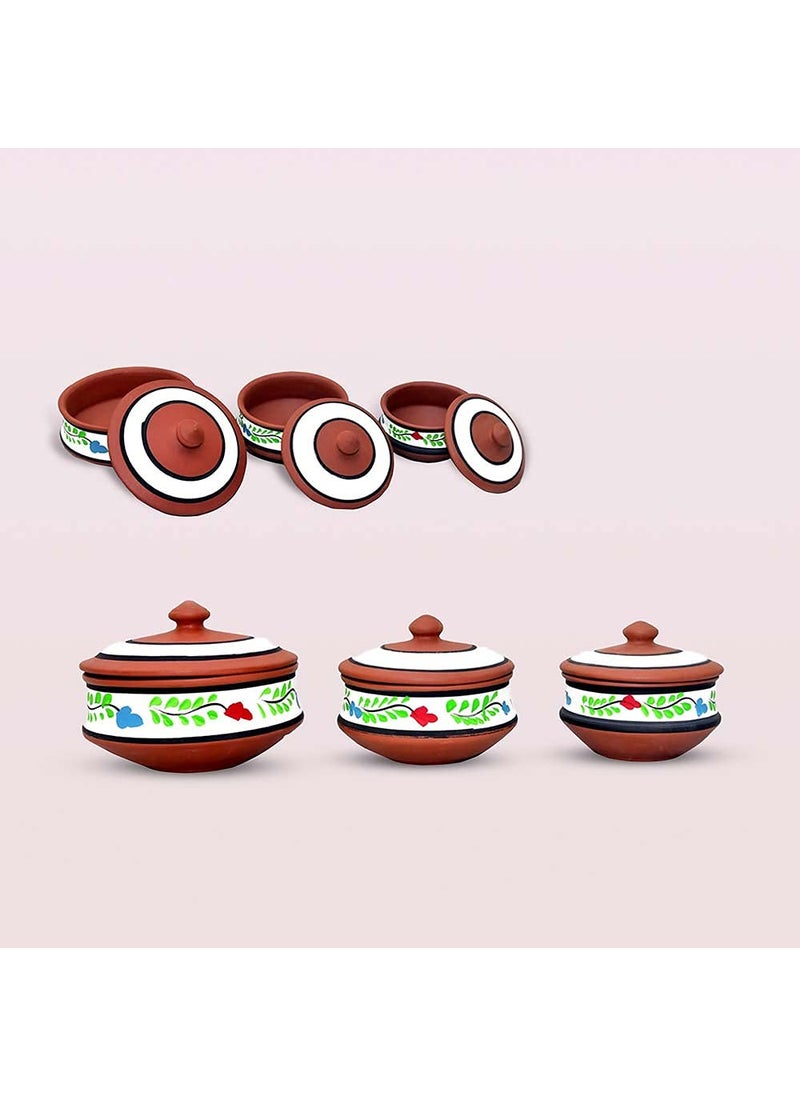Meliaura Earthenware Terracotta Donga Set Paintset of 3