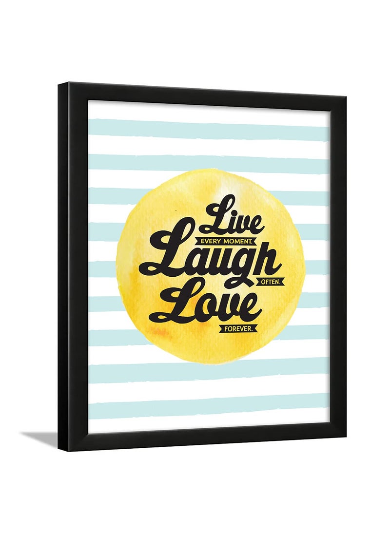 Chaka Chaundh Live Love Laugh Wall Decor Live Love Laugh Frame Love Quotes Frame Live Love Laugh Poster Live Love Laugh Painting 136 X 106 Inches