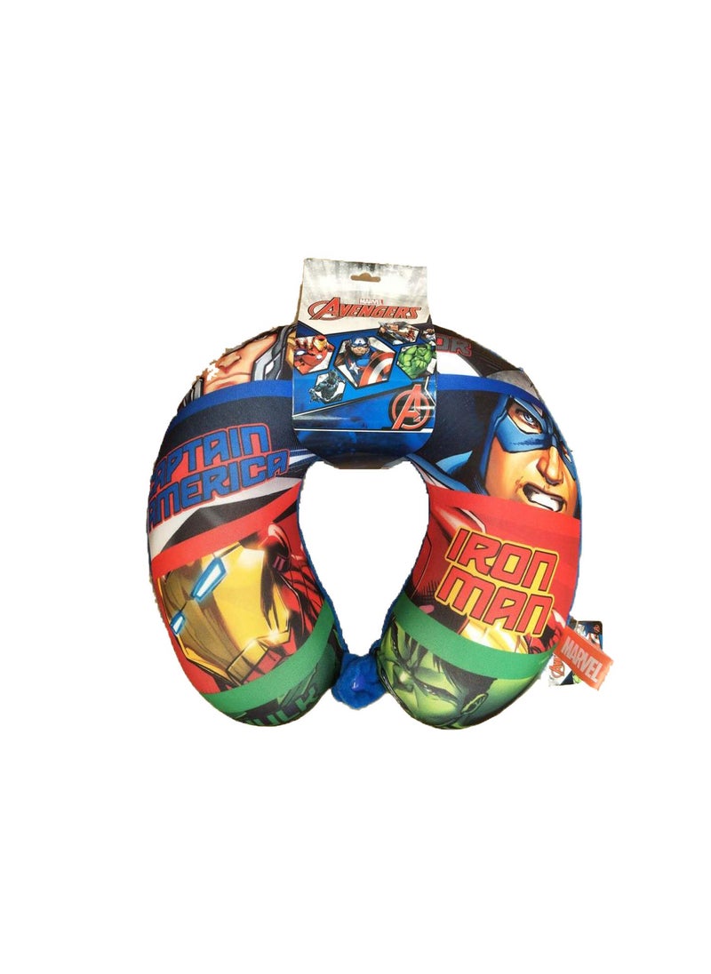 GAMME Canvas Multicolour Marvel Captain America Character Neck U Type Pillow Cushion