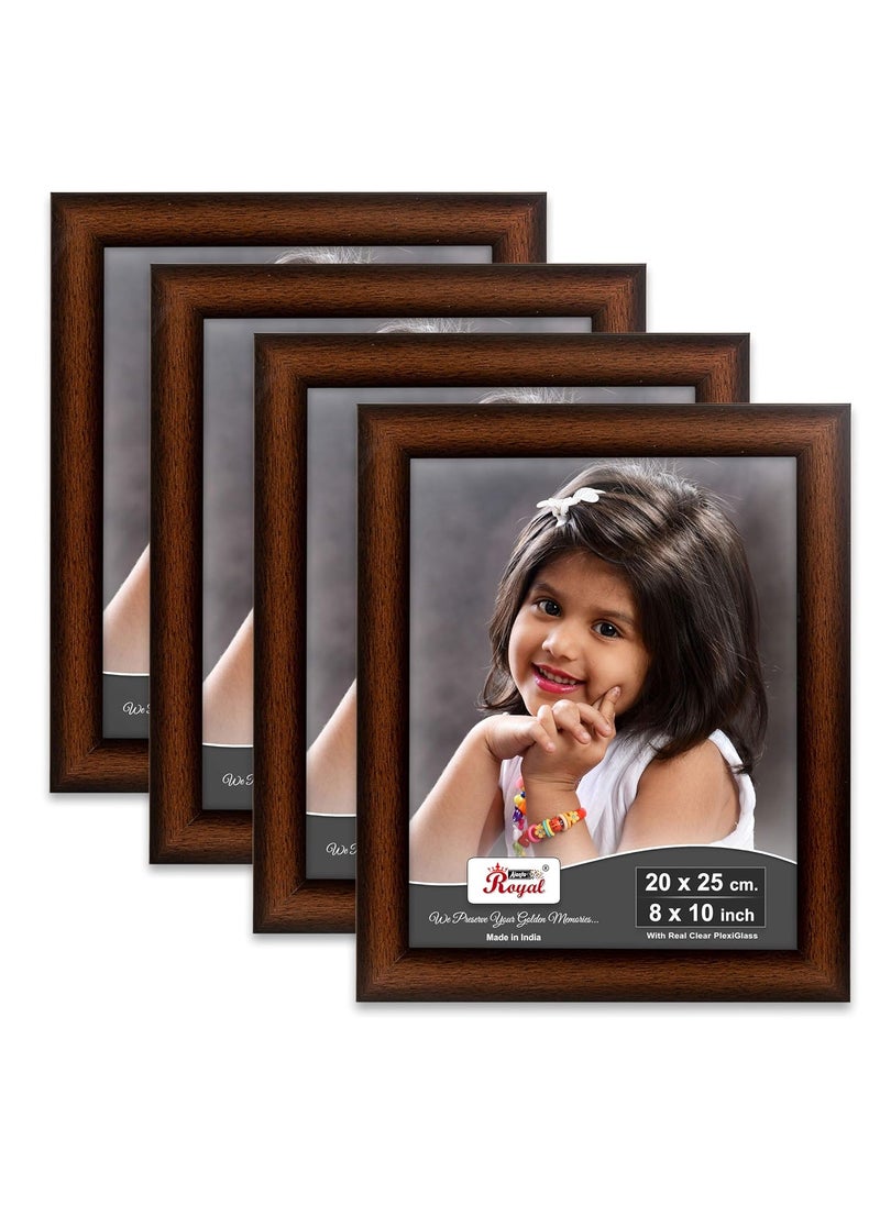 AJANTA ROYAL Synthetic Wood Wall Photo Frame 975 x 1175 inch Brown