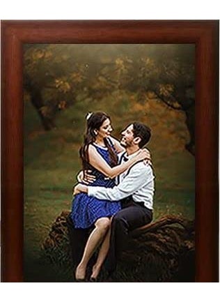 DJ ARTS Wood A4 Picture Photo Frame with Glass Pack of 1 Brown