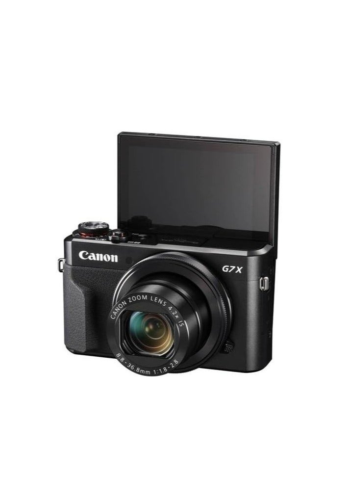 PowerShot G7 X Mark II Digital Camera With Tripod & Accessories