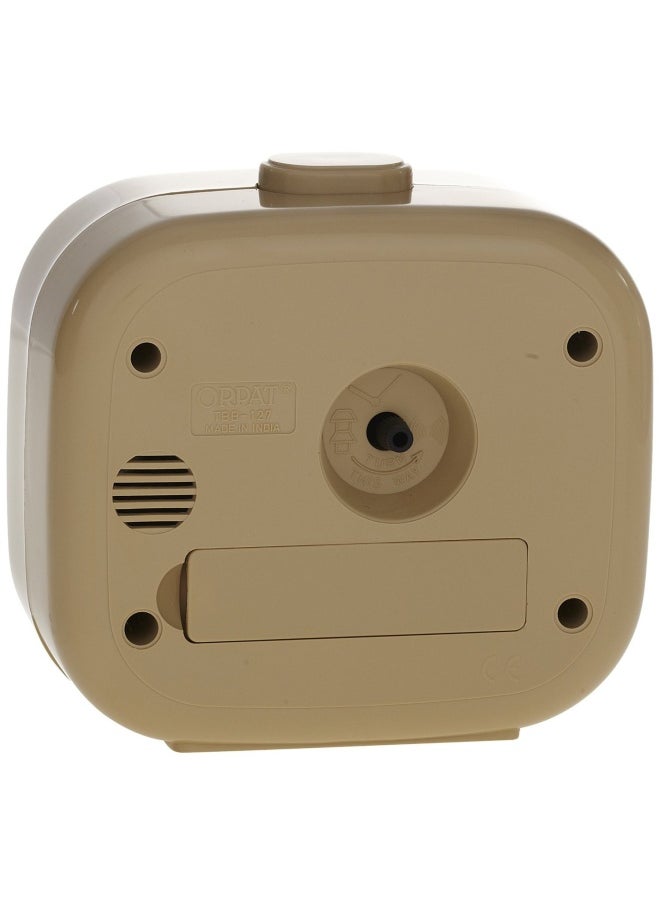 Abstract Beep Alarm Clock Apricot Tbb-127