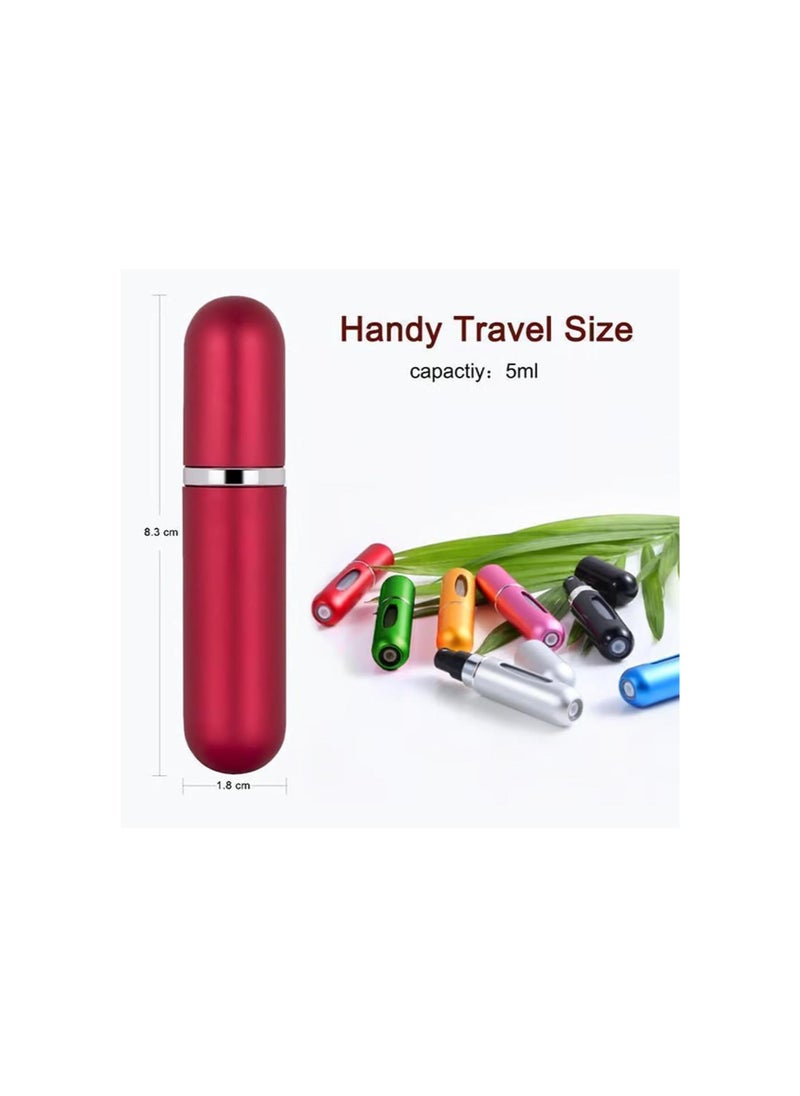 8PCS Goodwillbrave Portable Perfume Atomizer, Refillable Travel Perfume Atomizer, Portable Mini Refillable Perfume Bottle, Perfume Travel Refillable, Travel Perfume Bottle Refillable
