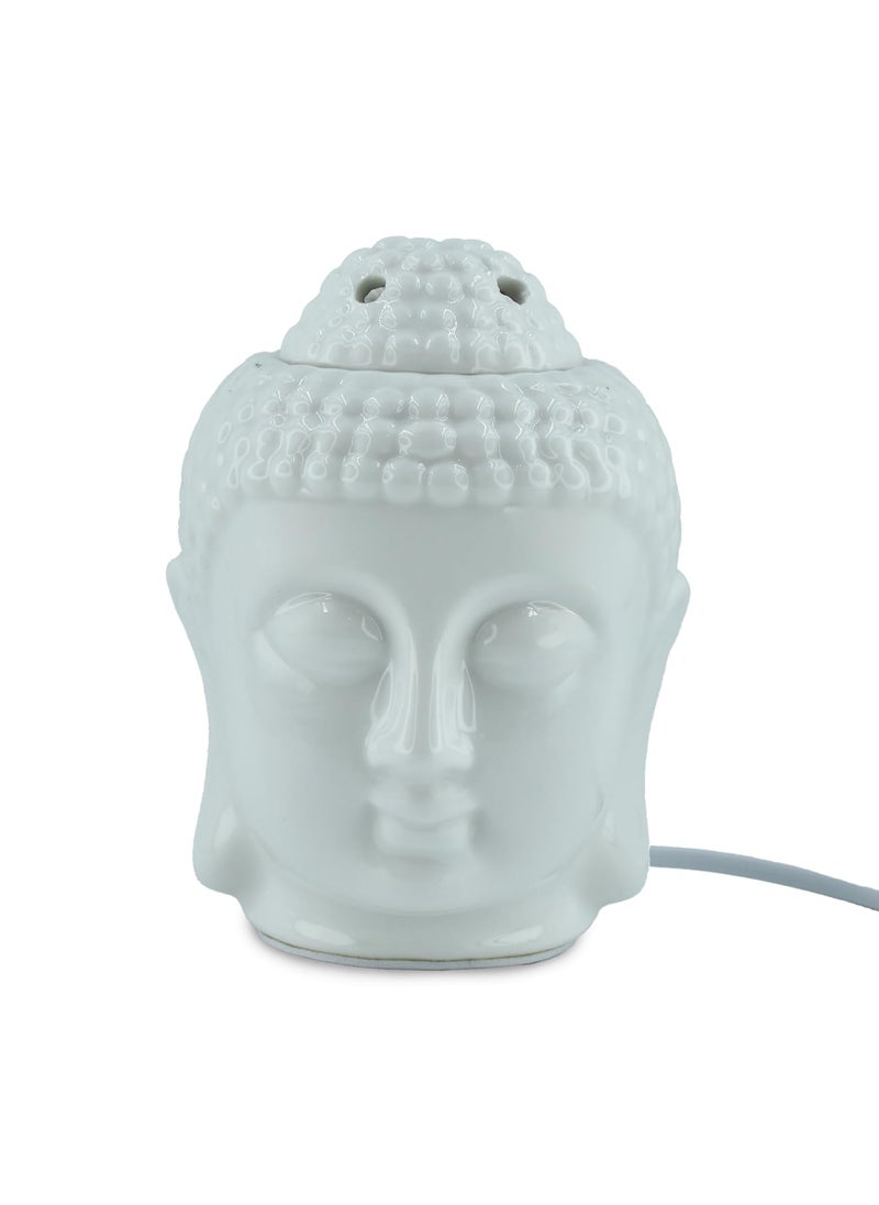 Kriti Life Buddha Electric Diffuser with Night Lamp Camphor Aroma Oil Loban Bakhoor Oudh Diffuser Smart Multipurpose Burner for Home Fragrance Aromatherapy Spa Meditation Mosquito Repellant