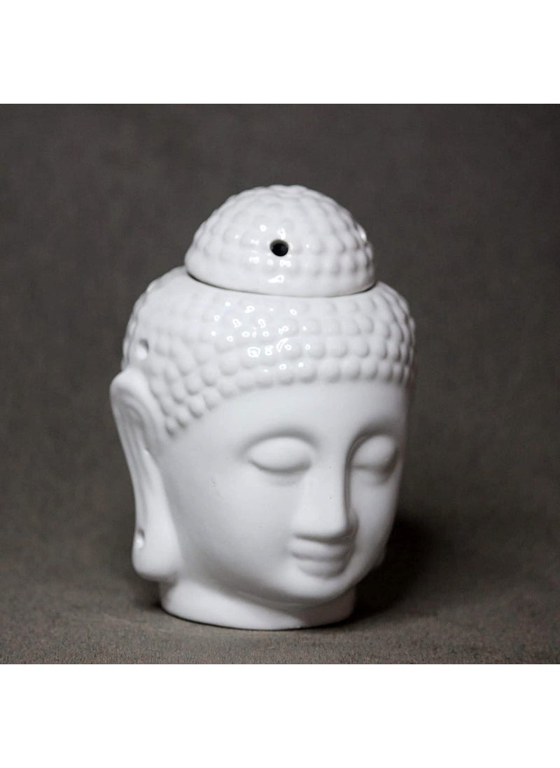 BRAHMZ Oil Burner Aroma Diffuser for Essential Oil Aromatherapy for Home Decor and Office Candle Buddha