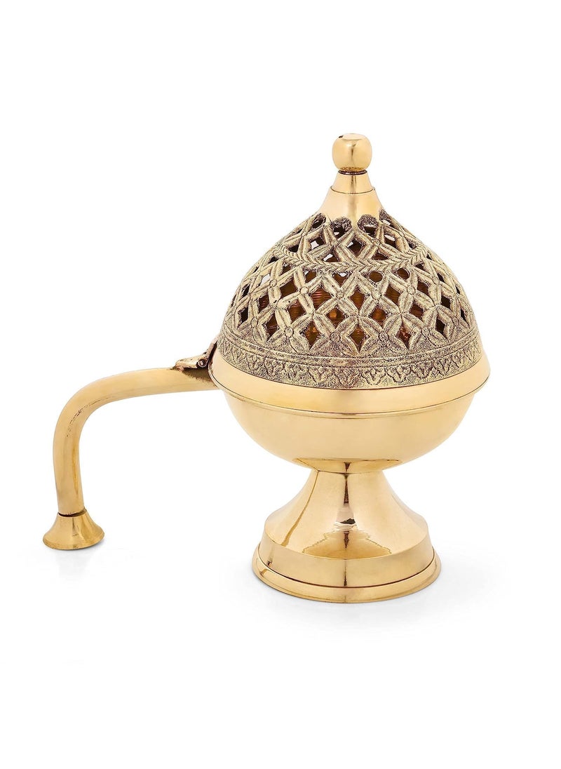 Kanshitas Rasoiware Brass Home Purifying Loban BurnerLoban LampIncense BurnerDhooni Kapoor for Home and Office 80 ML