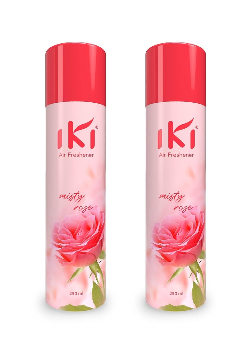 IKI Room Freshener Sprays Misty Rose Nature Inspired Pack of 2 250 ml each