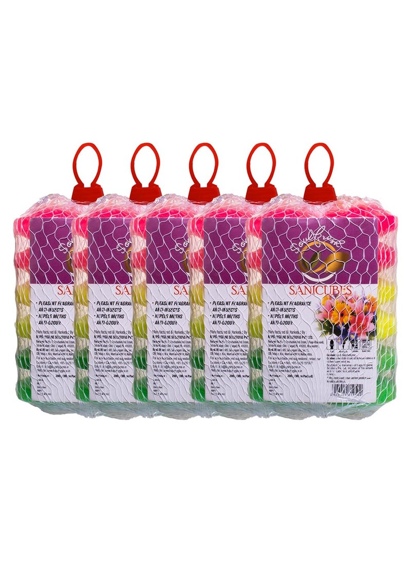 SOULFRESH Sanicubes Freshener BallsPack of 5 1kg urinal cubes for toilet shoe rack freshener and bathroom freshener