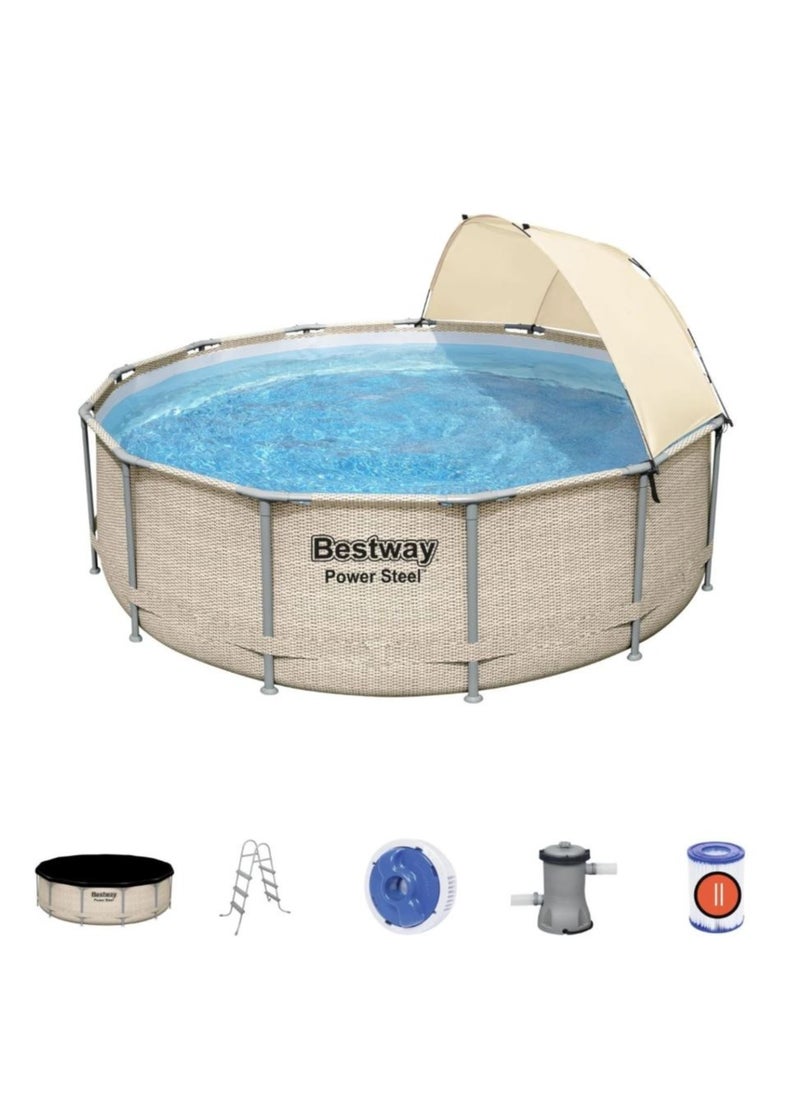 Bestway Power Steel Round Pool Set 3.96 x 1.07m