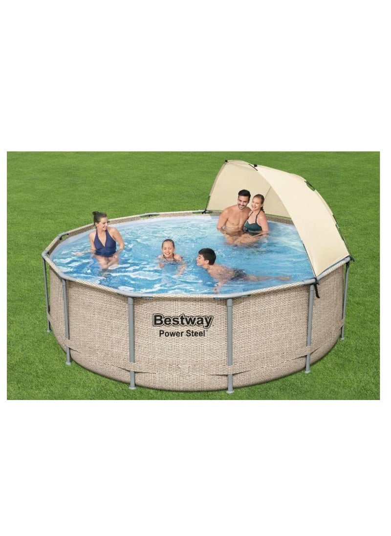 Bestway Power Steel Round Pool Set 3.96 x 1.07m