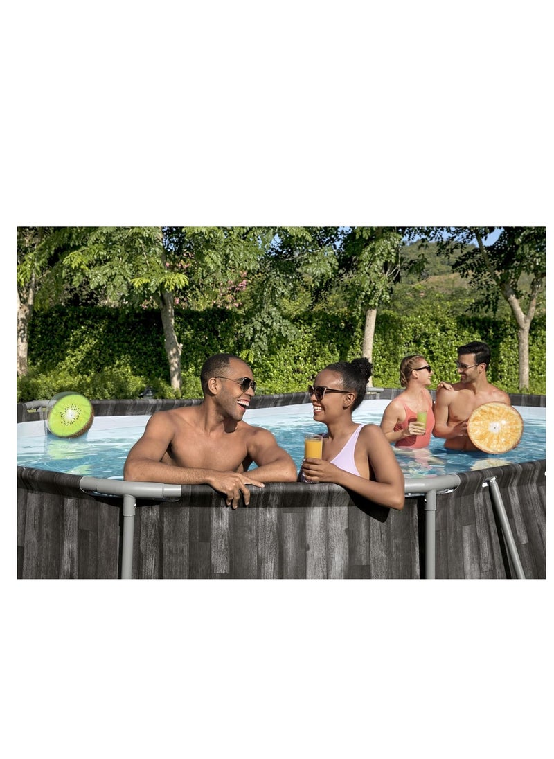 Bestway - Power Steel Oval Pool 6.10x3.66x1.22m
