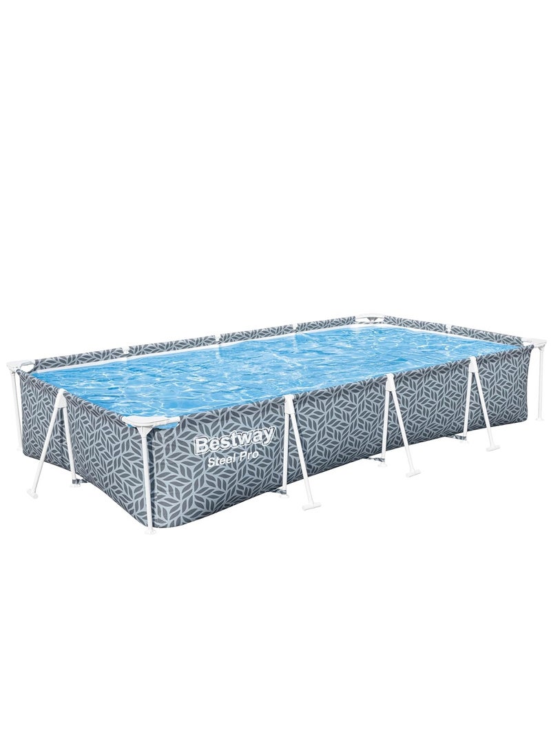 Bestway Steel Pro Rectangular Pool Set 3.66mx2.01mx66cm