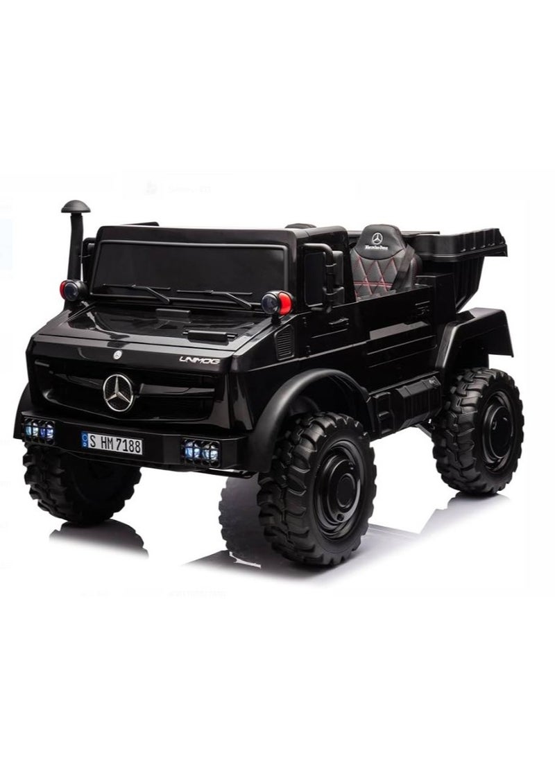 Mercedes Benz Unimog Dump Truck - Black