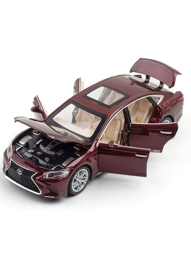 1:32 Diecast Metal Pullback Toy Car – Hybrid Toy Car for Boys | Brown DC Model, Best Gift for Kids