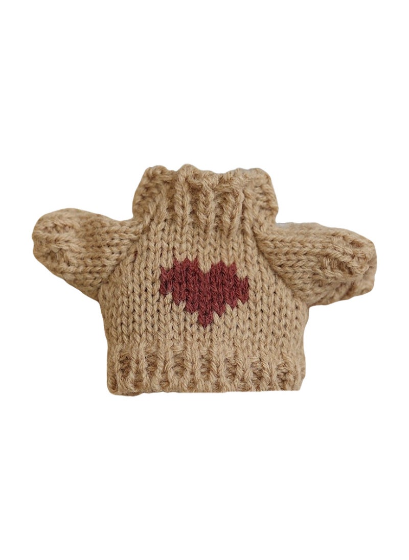5cm Mini Doll Knit Sweater Dress Accessories 1#Khaki love