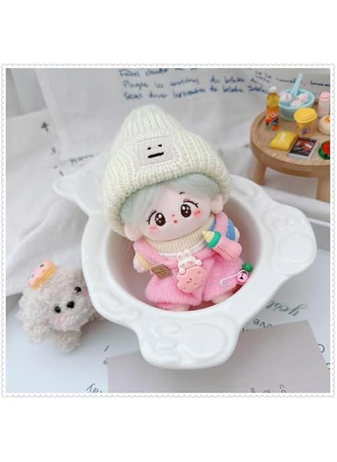 17cm labubu Doll Clothes Set for 17cm labubu Accessories Suit no Doll only Clothes (1Pink Milk Bottle Jumpsuit)