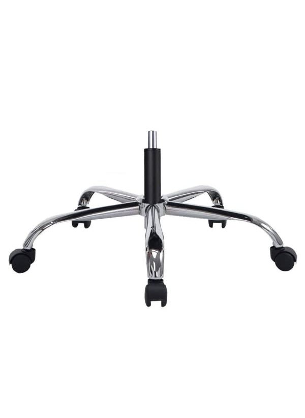 HIMAJI Steel Chrome Spider Gaming Chair Base Gas Hydraulic Lift Cylinder 120 mm Twin Caster Wheel 26inch