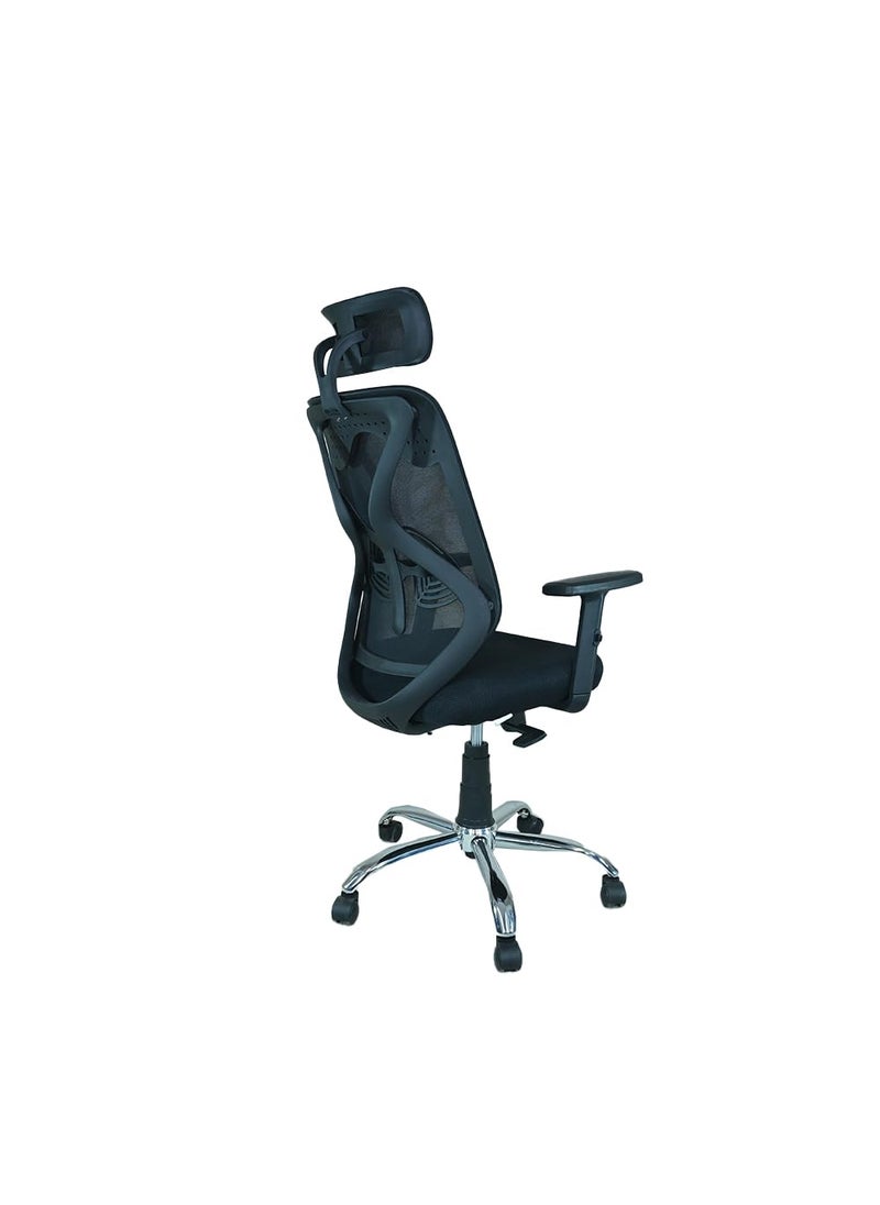 SmileSellers Hector High Back MultiPurpose Gaming Chair Mesh Ergonomic Office Chair Desk Chair with Adjustable Armrests MultiTilt Lock Mechanism No Seat Slider Black