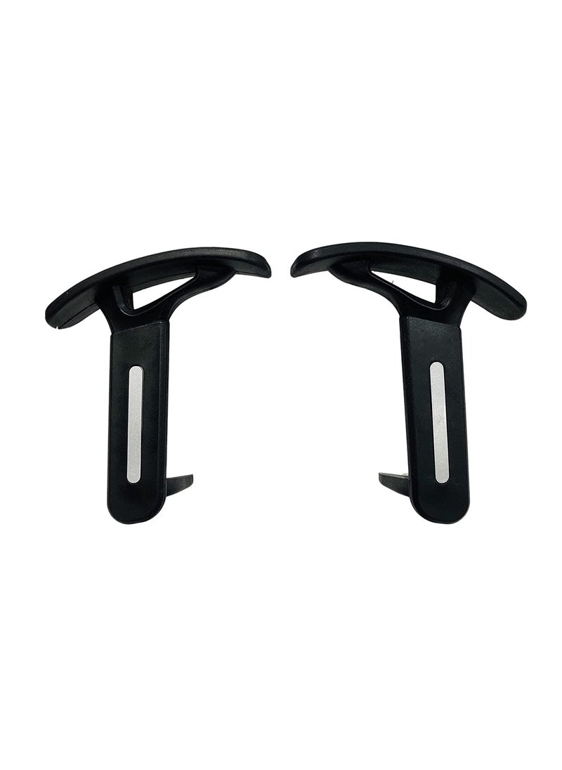 HIMAJI Office Study Visitor Revolving Chair Sonic Handle Parts Heavy Design for Gaming Revolving Chair fit to Every Chair Set of 2 Piece