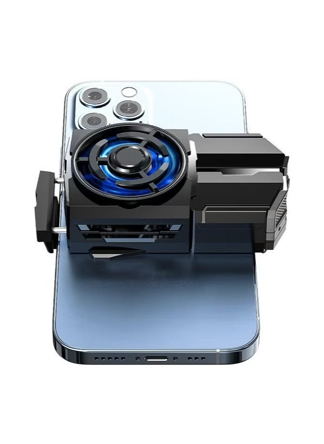 DLA5 Wireless Phone Cooler – Portable Cooling Fan for Gaming, 1200mAh Battery, Wireless Design, Easy to Use, Reduces Device Overheating, Enhances Gaming Performance
