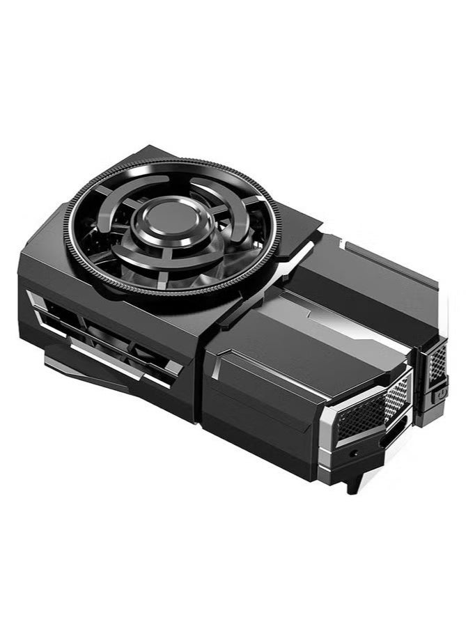 DLA5 Wireless Phone Cooler – Portable Cooling Fan for Gaming, 1200mAh Battery, Wireless Design, Easy to Use, Reduces Device Overheating, Enhances Gaming Performance