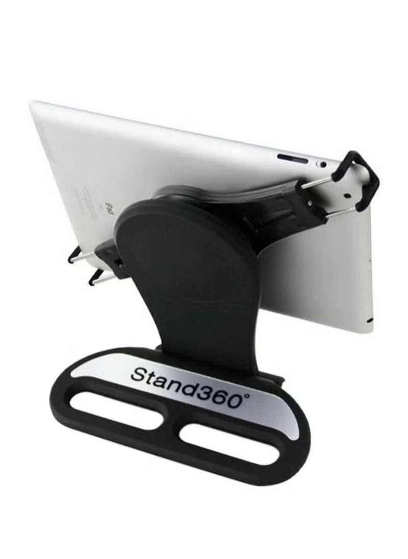 Universal 360 Degree Rotatable Tabletop iPad Stand – Adjustable Holder for Tablets 7-10 Inch, Sturdy, Lightweight, Multi-Angle Viewing, Ideal for Reading, Watching, and Video Calls